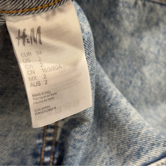 Moschino X H&M Women Blue Denim Skirt Eur Size 34 Size 2 - Picture 10 of 15